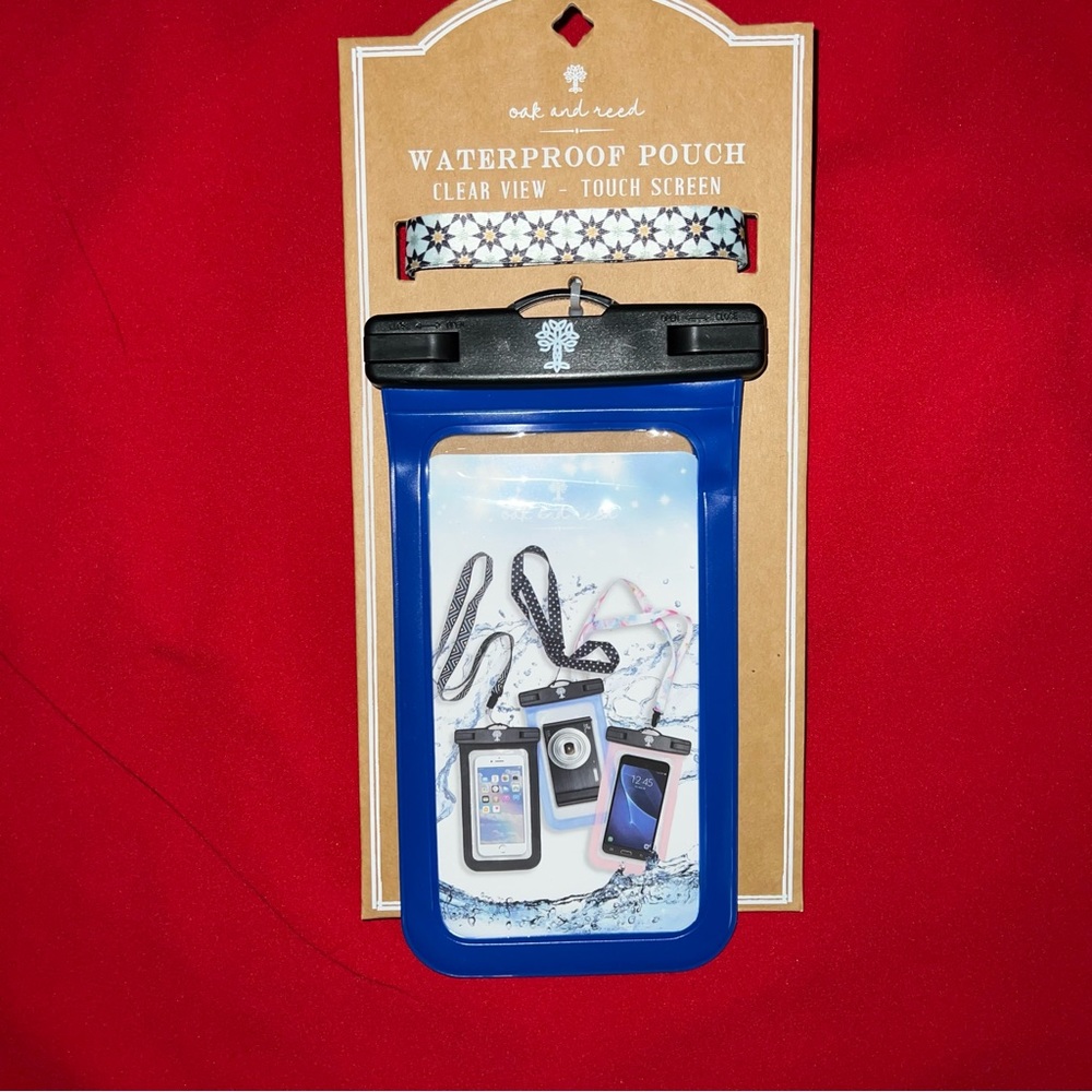 Oak And Reed Waterproof Pouch Clear View Touch Screen - Phones/cameras NWT